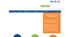 Desktop Screenshot of palaceconst.com